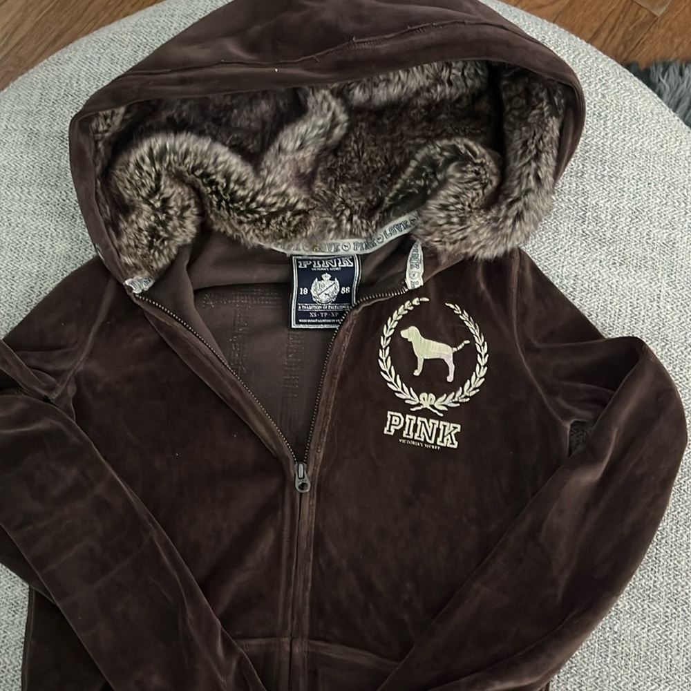 PINK, zip up hoodies. Size XS